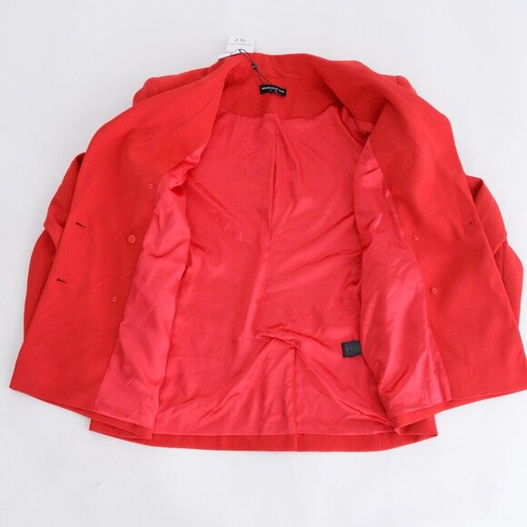 Generation Love New York Red Arielle Crepe Red Double Breasted Blazer XL - Picture 13 of 13
